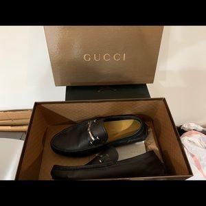 Gucci horsebit driver loafers